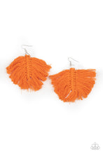 Load image into Gallery viewer, PAPARAZZI Macrame Mamba - Orange Earrings
