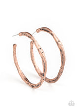 Load image into Gallery viewer, PAPARAZZI Asymmetrical Attitude - Copper Earrings
