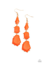 Load image into Gallery viewer, PAPARAZZI Geo Getaway - Orange Earrings
