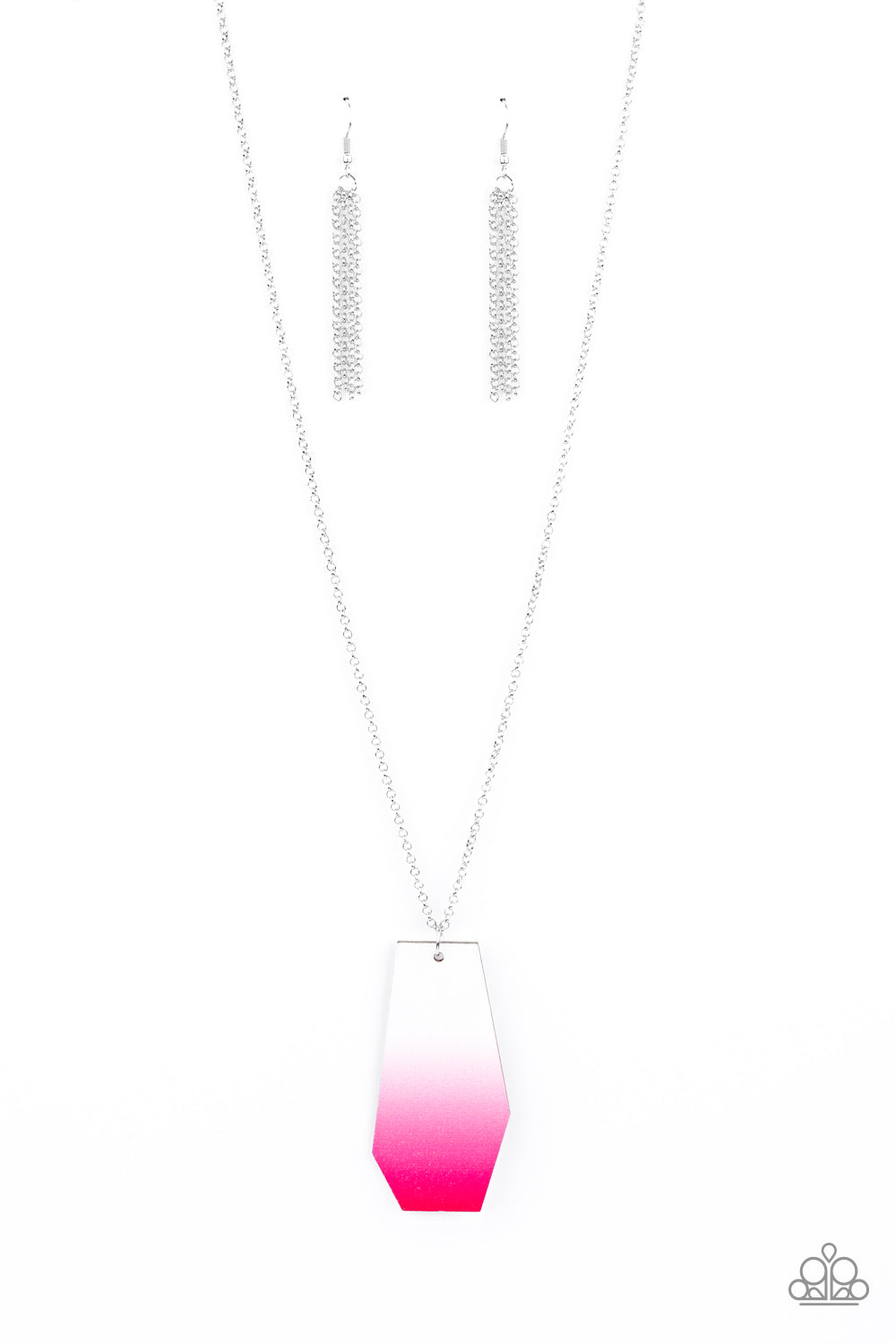 PAPARAZZI Watercolor Skies - Pink NECKLACE