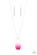 PAPARAZZI Watercolor Skies - Pink NECKLACE