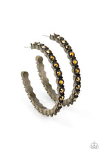 Load image into Gallery viewer, PAPARAZZI Rhinestone Studded Sass - Brass
