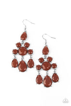Load image into Gallery viewer, PAPARAZZI Afterglow Glamour - Brown Earrings
