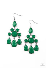 Load image into Gallery viewer, PAPARAZZI Afterglow Glamour - Green Earrings
