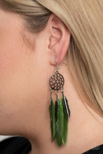 Load image into Gallery viewer, PAPARAZZI In Your Wildest DREAM-CATCHERS - Green
