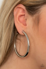 Load image into Gallery viewer, PAPARAZZI Curve Ball - Silver EARRINGS
