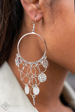 Load image into Gallery viewer, PAPARAZZI All CHIME High - Silver Earrings
