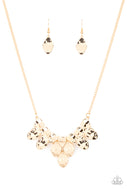 PAPARAZZI Rustic Smolder - Gold NECKLACE