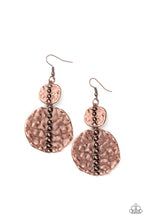 Load image into Gallery viewer, PAPARAZZI Metro Metalhead - Copper Earrings
