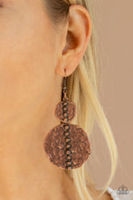 Load image into Gallery viewer, PAPARAZZI Metro Metalhead - Copper Earrings
