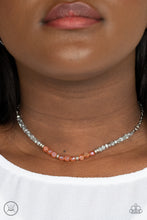 Load image into Gallery viewer, PAPARAZZI Space Odyssey - Orange Choker Necklace
