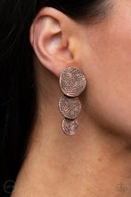 Load image into Gallery viewer, PAPARAZZI Ancient Antiquity - Copper Earrings
