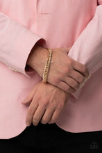 Load image into Gallery viewer, PAPARAZZI On The Up and UPPERCUT - Gold BRACELET
