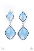 Load image into Gallery viewer, PAPARAZZI Double Dipping Diamonds - Blue / CLIP-ON
