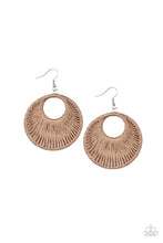 Load image into Gallery viewer, PAPARAZZI Weaving My Web - Brown EARRINGS
