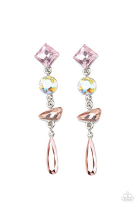 PAPARAZZI Rock Candy Elegance - Pink Earrings
