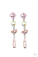 PAPARAZZI Rock Candy Elegance - Pink Earrings