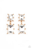 PAPARAZZI Cosmic Queen - Gold EARRINGS
