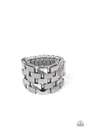 PAPARAZZI Checkered Couture - Silver