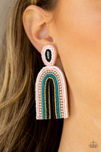 Load image into Gallery viewer, PAPARAZZI Rainbow Remedy - Multi EARRINGS WHITE PINK

