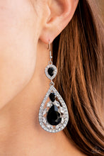 Load image into Gallery viewer, PAPARAZI Posh Pageantry - Black EARRINGS
