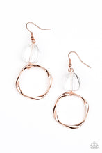 Load image into Gallery viewer, PAPARAZZI All Clear - Shiny Copper Earrings
