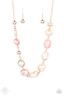 PAPARAZZI Nautical Nirvana - Rose Gold NECKLACE
