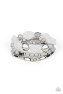 PAPARAZZI Marina Magic- White Bracelet