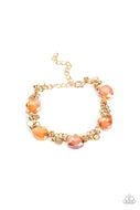 PAPARAZZI  Super Nova Nouveau - Gold BRACELET
