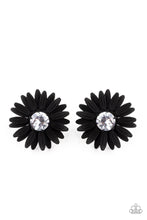 Load image into Gallery viewer, PAPARAZZI Sunshiny DAIS-y - Black Earrings
