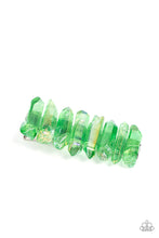 Load image into Gallery viewer, PAPARAZZI Crystal Caves - Green HAIR
