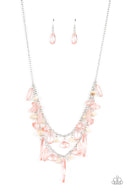 PAPARAZZI Candlelit Cabana - Pink NECKLACE