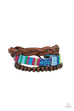 Load image into Gallery viewer, PAPARAZZI Textile Texting - Blue BRACELETS

