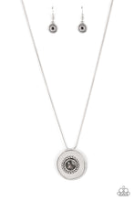 Load image into Gallery viewer, PAPARAZZI Make Me a MEDALLION-aire - Silver NECKLACE

