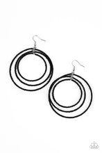 Load image into Gallery viewer, PAPARAZZI Colorfully Circulating - Black EARRINGS
