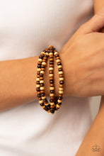 Load image into Gallery viewer, PAPARAZZI Oceania Oasis - Brown BRACELETS
