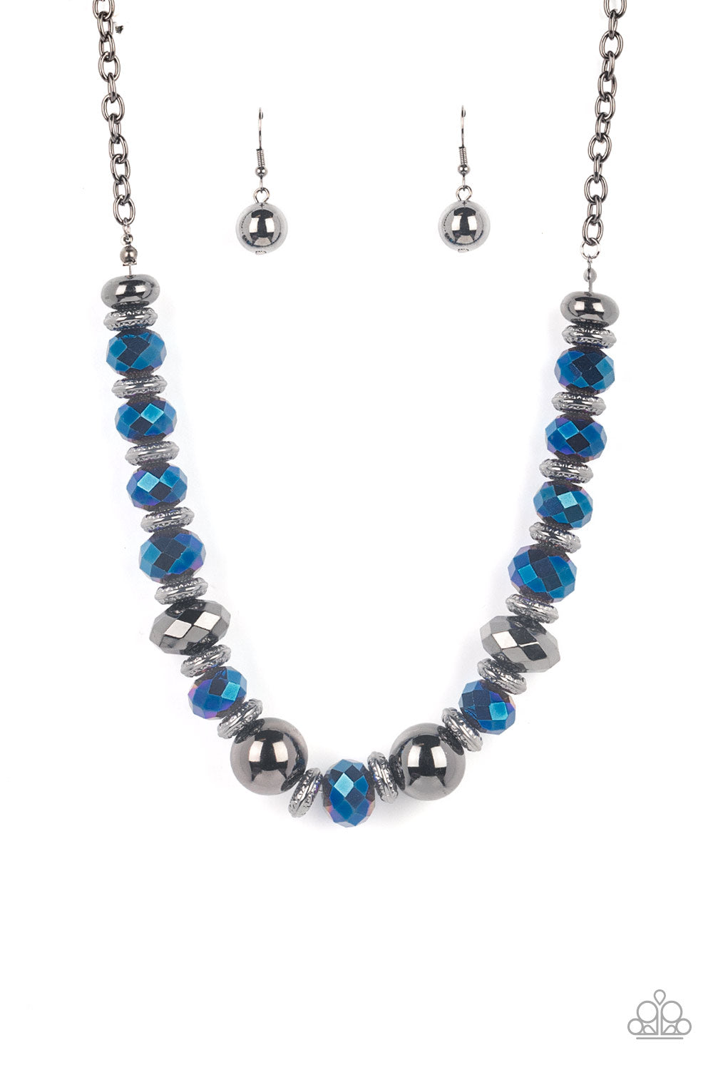 PAPARAZZI Interstellar Influencer - Blue NECKLACE