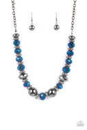 PAPARAZZI Interstellar Influencer - Blue NECKLACE