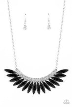 Load image into Gallery viewer, PAPARAZZI Flauntable Flamboyance - Black NECKLACE
