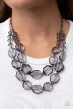 Load image into Gallery viewer, PAPARAZZI Icy Illumination - Black NECKLACE
