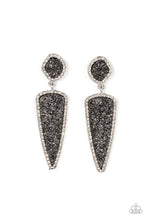 Load image into Gallery viewer, PAPARAZZI Druzy Desire - Silver EARRINGS
