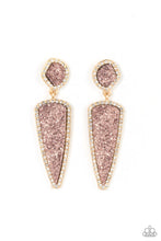 Load image into Gallery viewer, PAPARAZZI Druzy Desire - Gold EARRINGS
