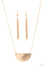 Load image into Gallery viewer, PAPARAZZI Cool, PALM, and Collected - Gold NECKLACES

