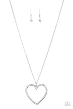 Load image into Gallery viewer, PAPARAZZI Va-Va-VALENTINE - White NECKLACE
