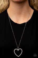 Load image into Gallery viewer, PAPARAZZI Va-Va-VALENTINE - White NECKLACE
