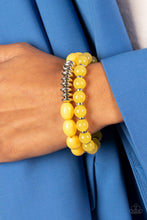 Load image into Gallery viewer, PAPARAZZI La Vida Vacation - Yellow BRACELETS
