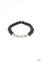Load image into Gallery viewer, PAPARAZZI METALHEAD in the Clouds - Black BRACELET
