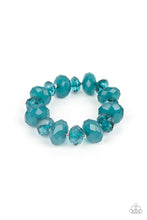 Load image into Gallery viewer, PAPARAZZI Keep GLOWING Forward - Blue BRACELET
