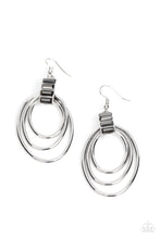 Load image into Gallery viewer, PAPARAZZI Intergalactic Glamour - Silver EARRINGS
