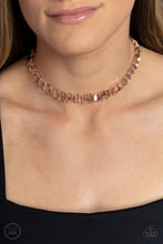 Load image into Gallery viewer, PAPARAZZI Surreal Shimmer - Gold Choker Necklace
